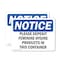 Signmission Please Deposit Feminine Hygiene Products, 7 in W x Rectangle, Vinyl Decal OS-2PACK-NS-D-57-L-17362 - alternate 1